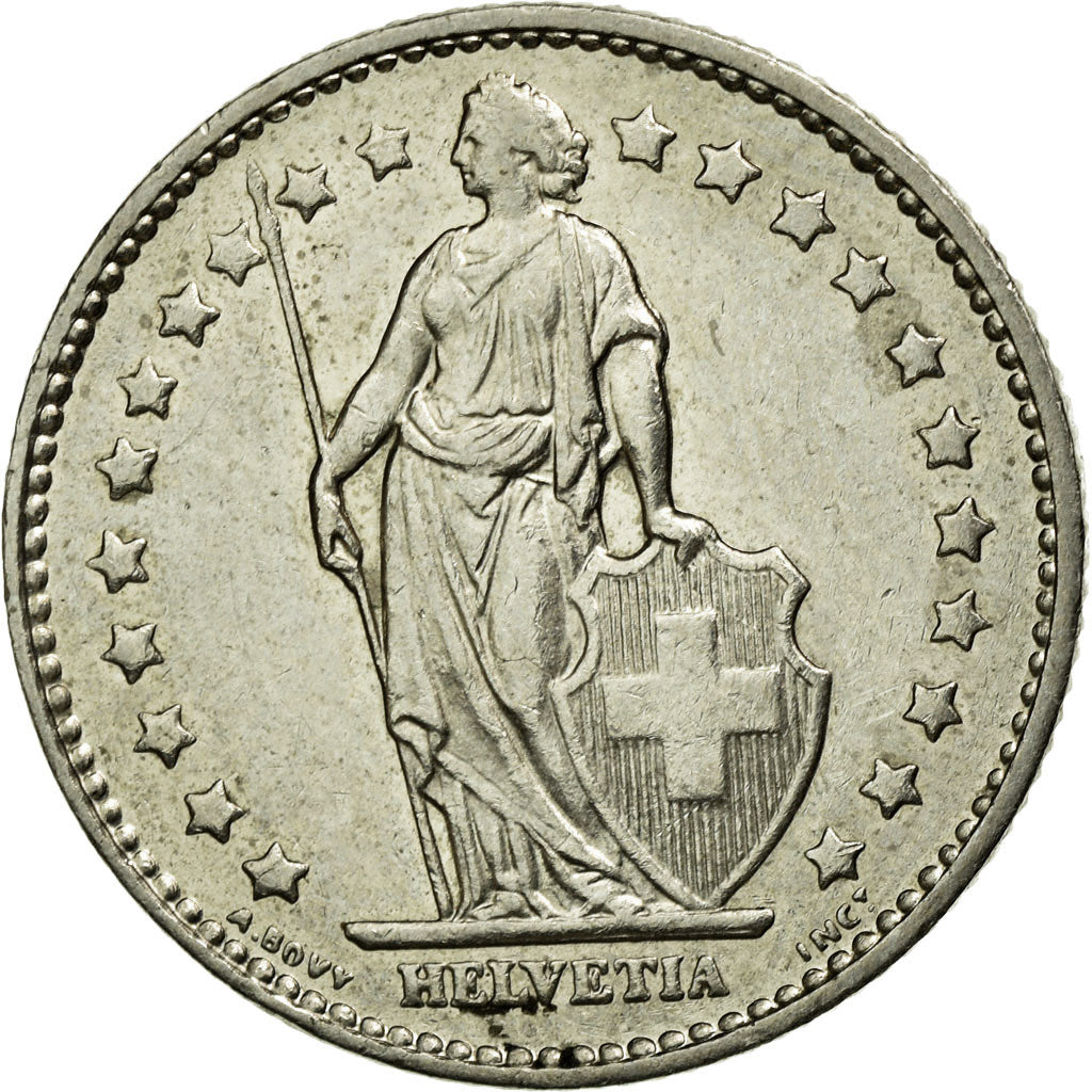 Moneta, Svizzera, Franc, 1975, Bern, SPL-, Rame-nichel, KM:24a.1