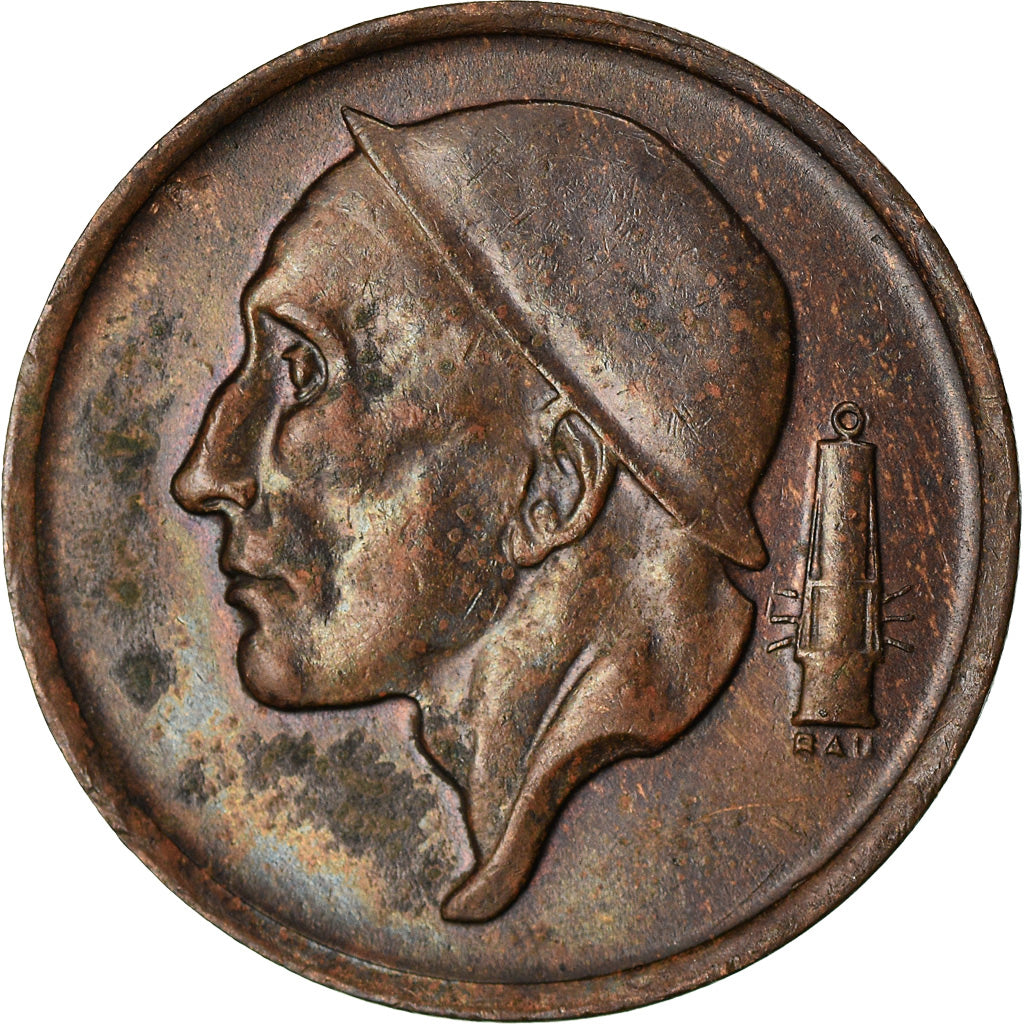 Münze, Belgien, Baudouin I, 50 Centimes, 1962, SS, Bronze, KM:148.1