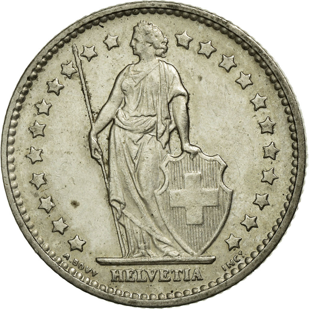 Coin, Switzerland, Franc, 1973, Bern, AU(55-58), Copper-nickel, KM:24a.1