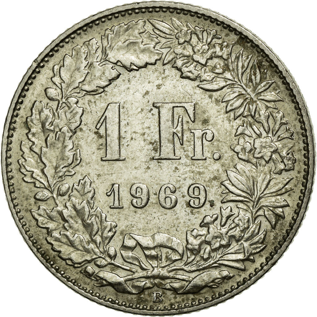 Monnaie, Suisse, Franc, 1969, Bern, SUP, Copper-nickel, KM:24a.1