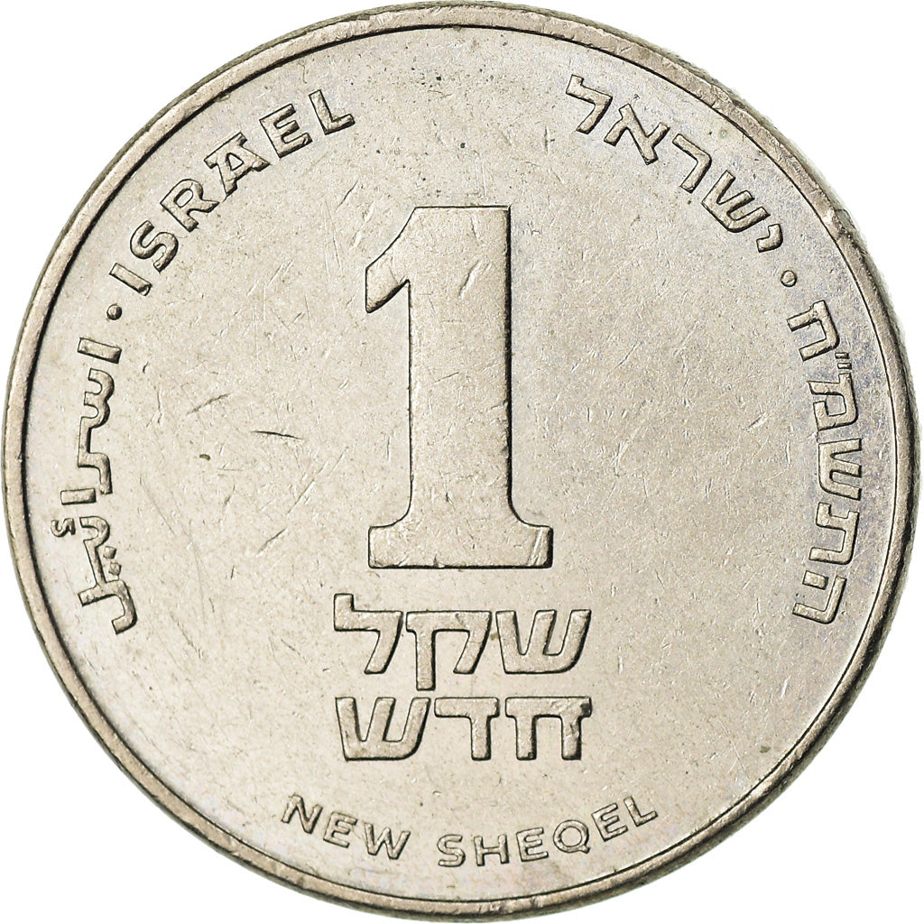 Coin, Israel, New Sheqel, 1988, AU(55-58), Copper-nickel, KM:160