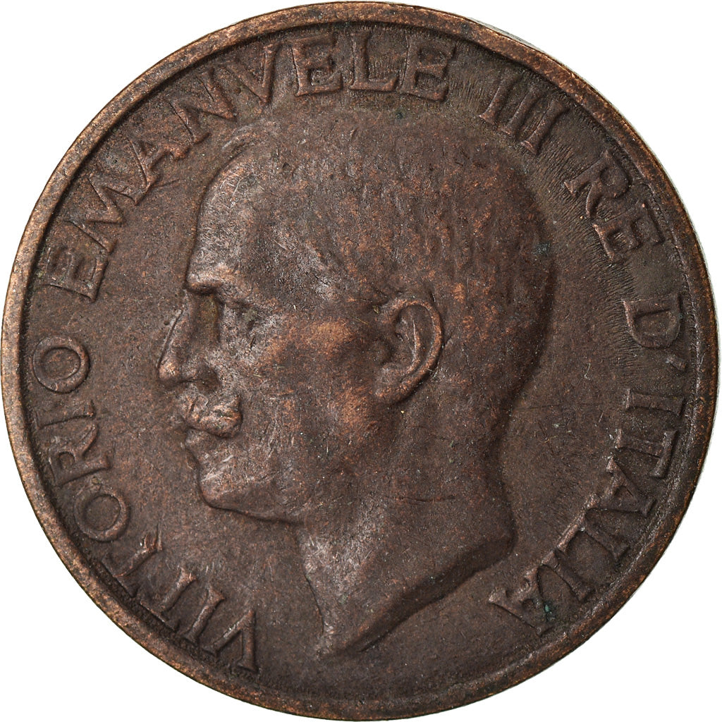 Coin, Italy, Vittorio Emanuele III, 10 Centesimi, 1937, Rome, EF(40-45), Bronze