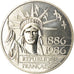 Coin, France, Statue de la Liberté, 100 Francs, 1986, MS(65-70), Silver