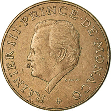 Coin, Monaco, Rainier III, 10 Francs, 1981, AU(55-58), Copper-Nickel-Aluminum