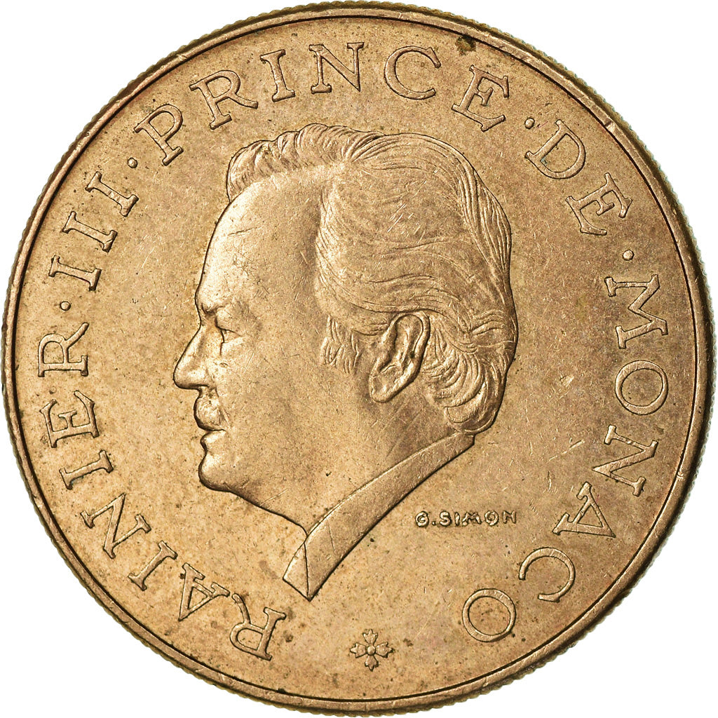 Coin, Monaco, Rainier III, 10 Francs, 1981, AU(55-58), Copper-Nickel-Aluminum
