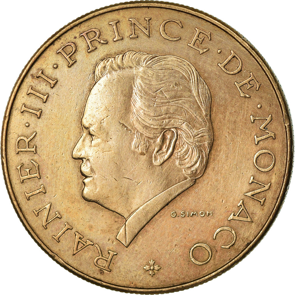Monnaie, Monaco, Rainier III, 10 Francs, 1981, SUP, Copper-Nickel-Aluminum