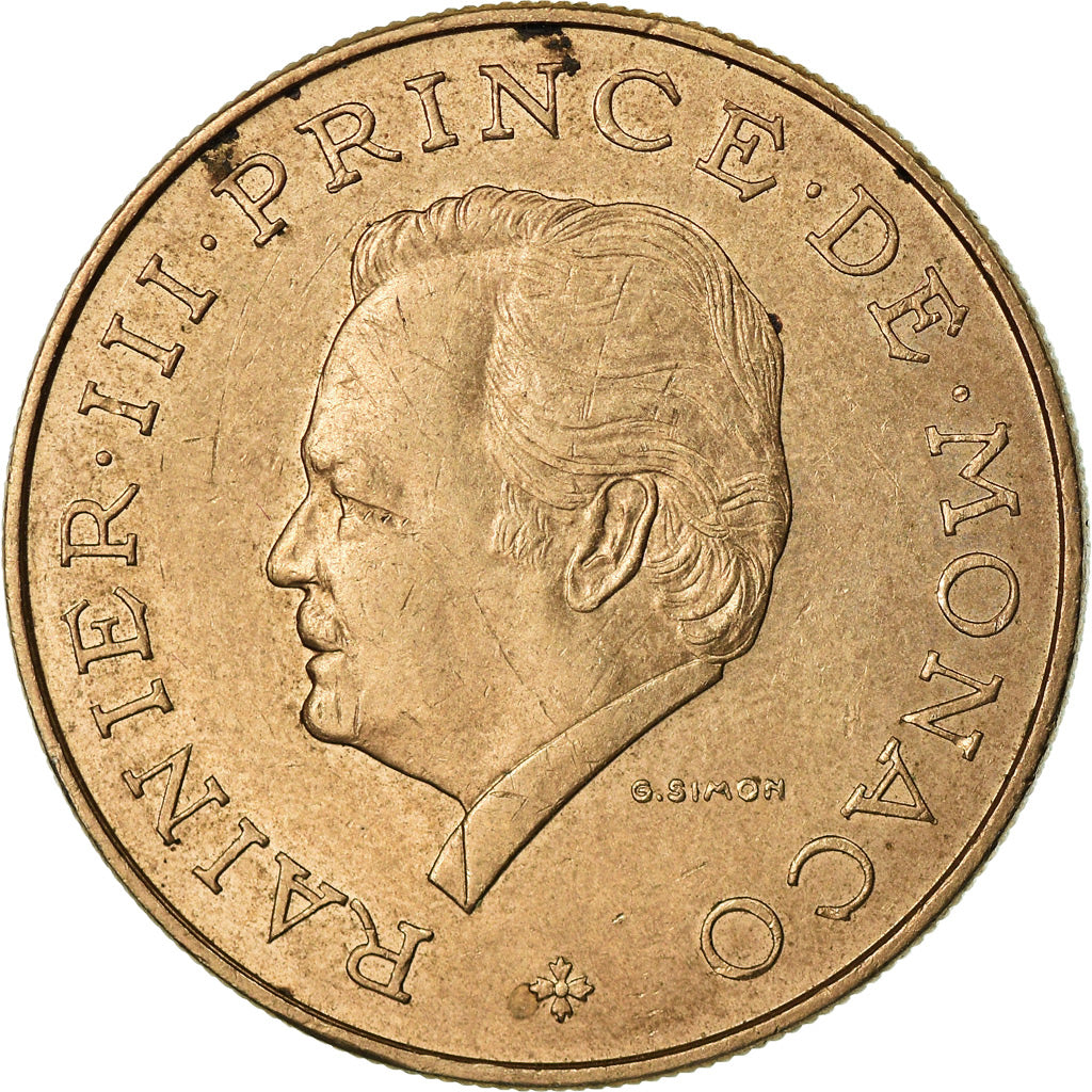 Monnaie, Monaco, Rainier III, 10 Francs, 1981, SUP, Copper-Nickel-Aluminum