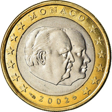 Mónaco, Euro, 2002, MS(63), Bimetálico, KM:173