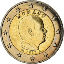 Monaco, 2 Euro, Prince Albert, 2012, SPL, Bi-Metallic, KM:195