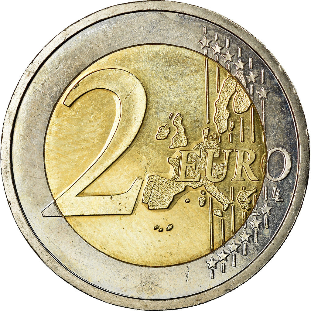 Monaco, 2 Euro, 2002, Paris, MS(63), Bimetaliczny, KM:174