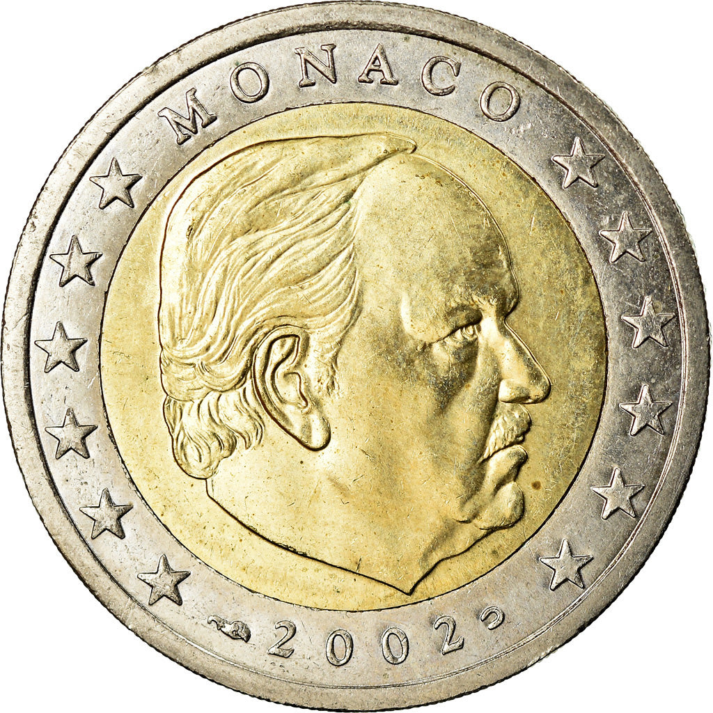 Monaco, 2 Euro, 2002, SPL, Bi-Metallic, KM:174