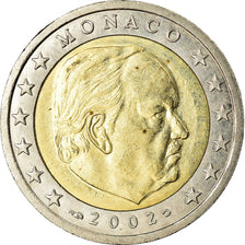 Monaco, 2 Euro, 2002, Paris, MS(63), Bimetaliczny, KM:174