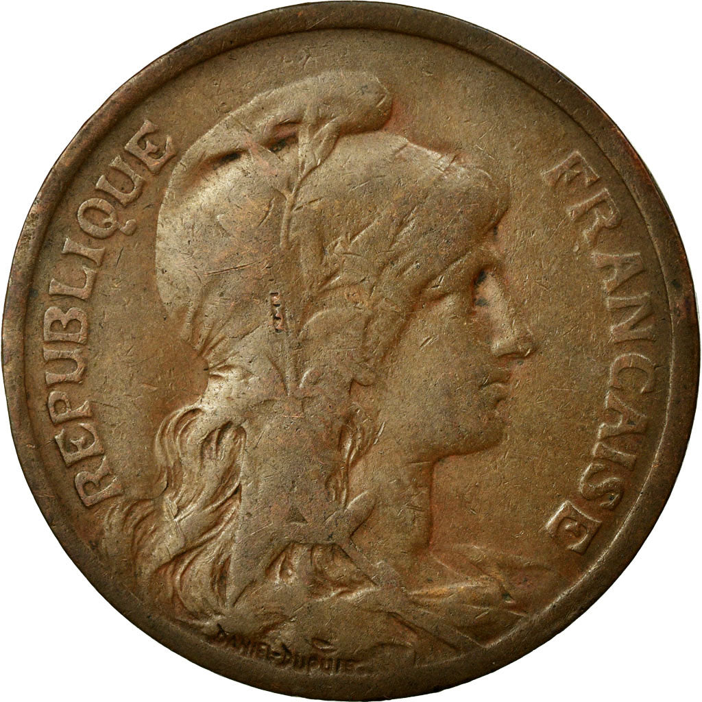 Coin, France, Dupuis, 10 Centimes, 1916, VF(30-35), Bronze, KM:843, Gadoury:277