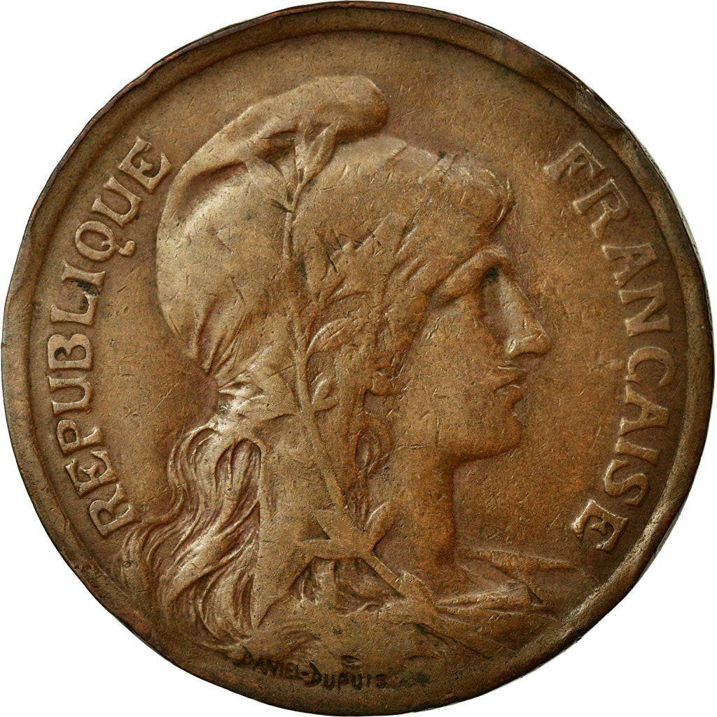 Coin, France, Dupuis, 10 Centimes, 1916, VF(30-35), Bronze, KM:843, Gadoury:277