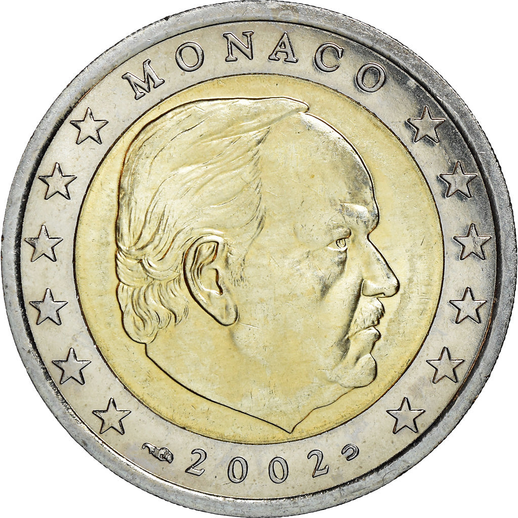 Monaco, 2 Euro, 2002, SPL, Bi-Metallic, KM:174