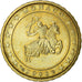 Mónaco, 10 Euro Cent, 2002, MS(63), Latão, KM:170