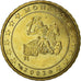 Monaco, 10 Euro Cent, 2002, UNZ, Messing, KM:170