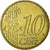 Monaco, 10 Euro Cent, 2002, SPL, Laiton, KM:170