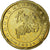 Mónaco, 20 Euro Cent, 2002, MS(63), Latão, KM:171