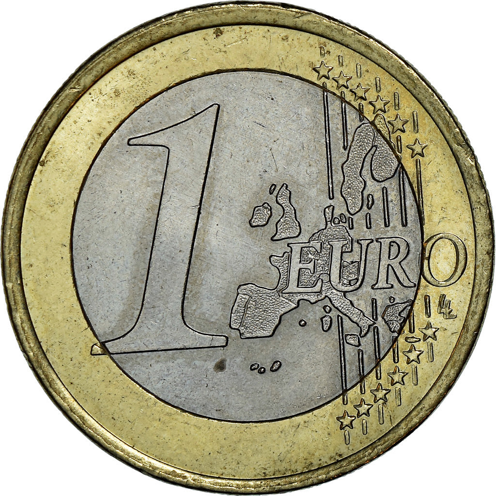 Mónaco, Euro, 2001, SC, Bimetálico, KM:173