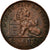 Moneta, Belgia, Leopold II, 2 Centimes, 1909, AU(50-53), Miedź, KM:35.1