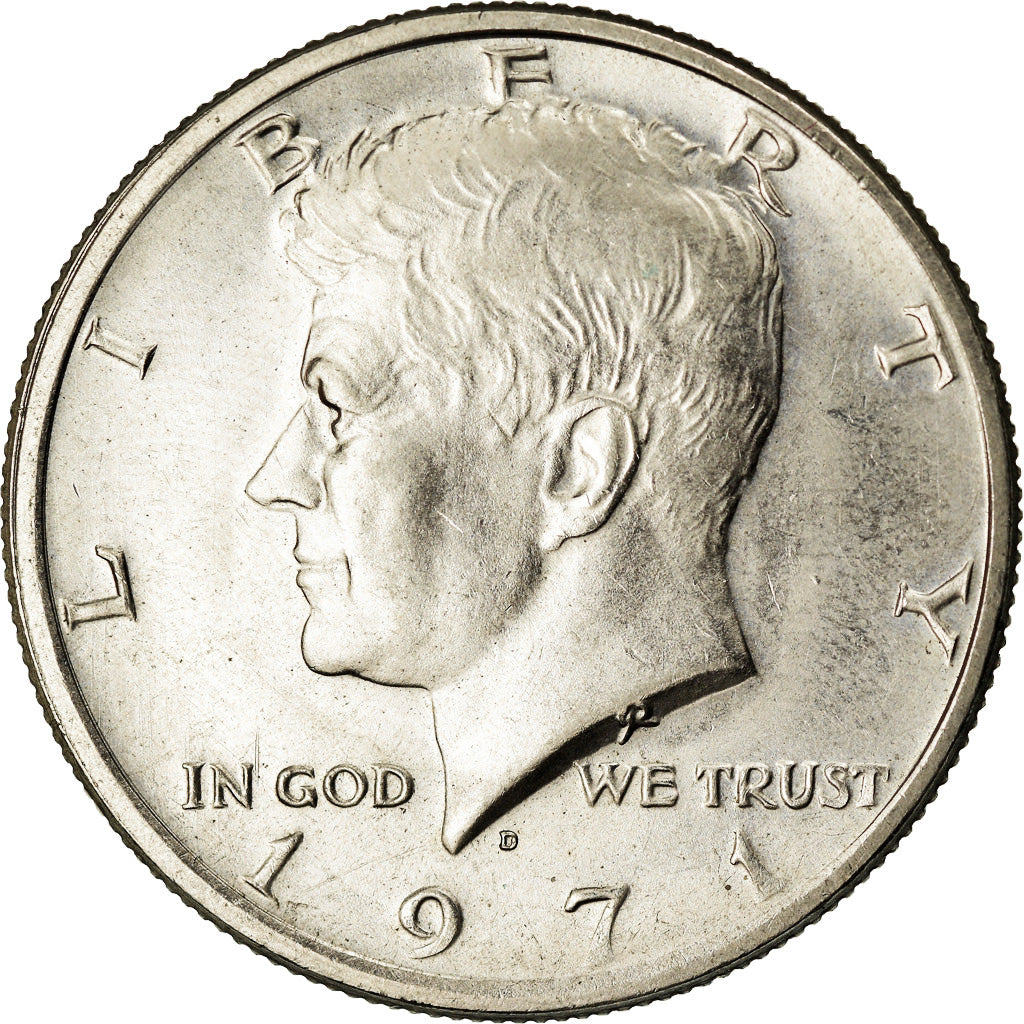 Moneda, Estados Unidos, Kennedy Half Dollar, Half Dollar, 1971, U.S. Mint