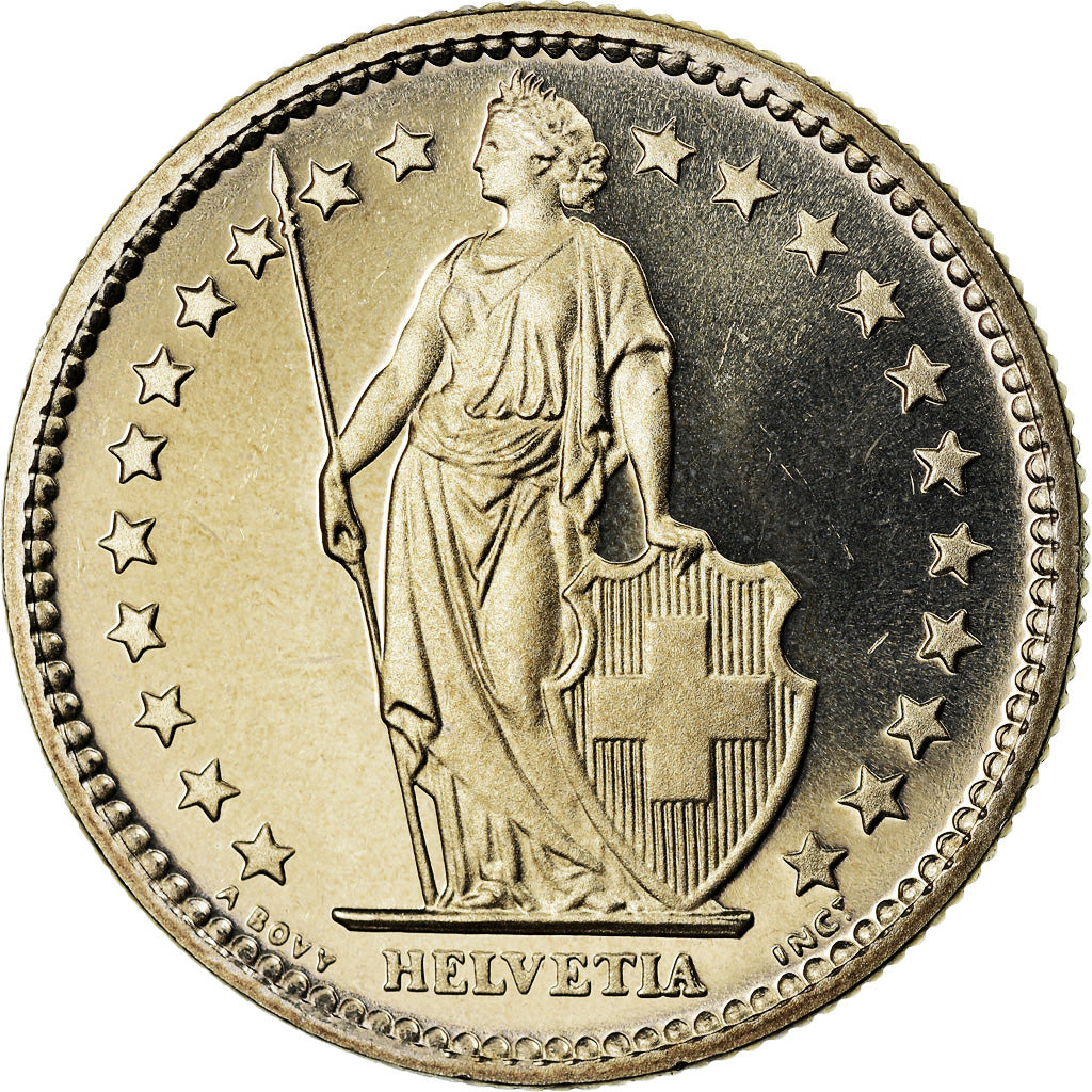 Münze, Schweiz, 2 Francs, 1981, Bern, Proof, UNZ, Copper-nickel, KM:21a.1