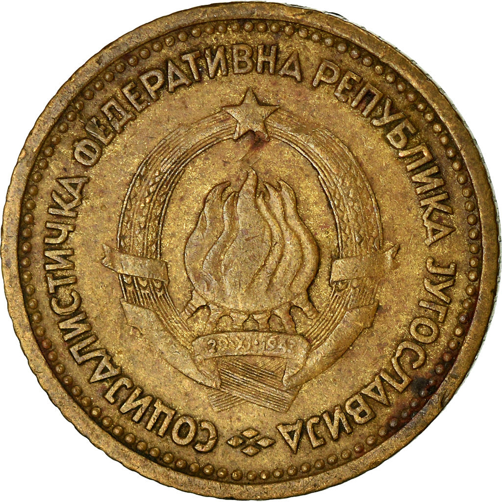 Moneta, Iugoslavia, 5 Para, 1965, BB, Ottone, KM:42
