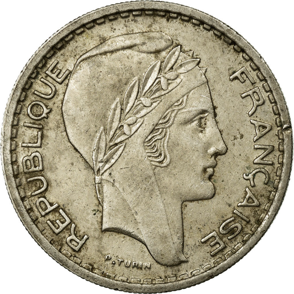 Coin, France, Turin, 10 Francs, 1948, EF(40-45), Copper-nickel, KM:909.1