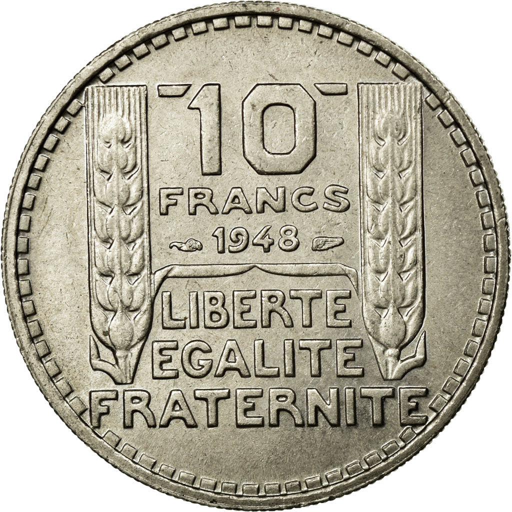 Munten, Frankrijk, Turin, 10 Francs, 1948, ZF+, Copper-nickel, KM:909.1