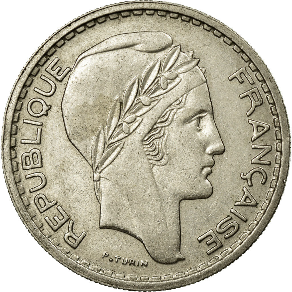 Moneta, Francia, Turin, 10 Francs, 1949, BB+, Rame-nichel, KM:909.1, Gadoury:811