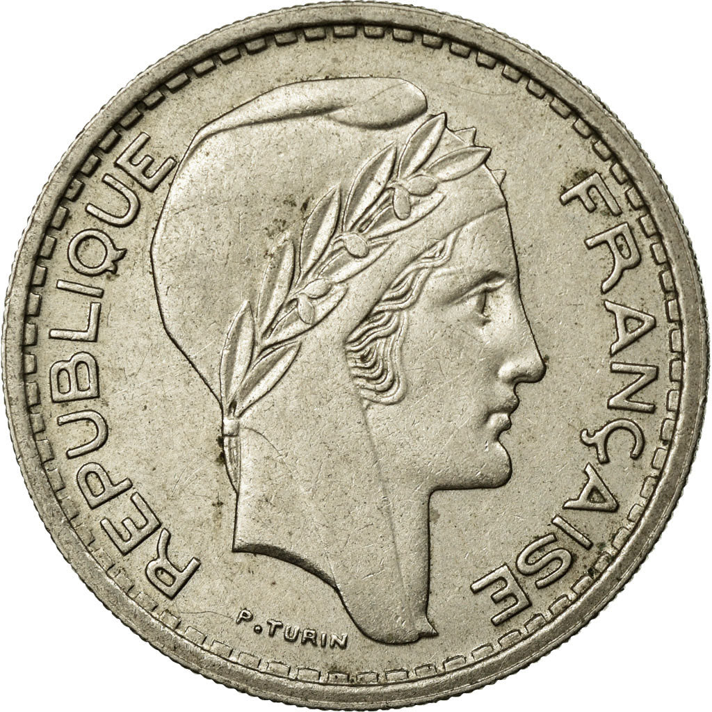 Munten, Frankrijk, Turin, 10 Francs, 1949, ZF+, Copper-nickel, KM:909.1
