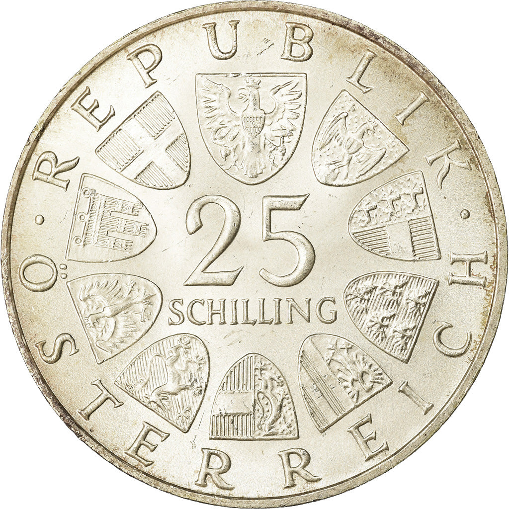 Monnaie, Autriche, 25 Schilling, 1964, SUP, Argent, KM:2895.1