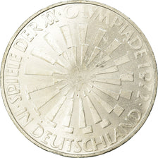 Monnaie, République fédérale allemande, 10 Mark, 1972, Munich, SUP, Argent
