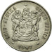 Coin, South Africa, 20 Cents, 1987, AU(50-53), Nickel, KM:86
