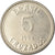 Coin, Brazil, 5 Cruzados, 1988, EF(40-45), Stainless Steel, KM:606