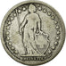 Coin, Switzerland, 2 Francs, 1874, Bern, VF(20-25), Silver, KM:21