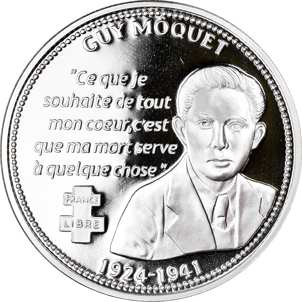 France, Medal, Seconde Guerre Mondiale, Guy Moquet, Politics, Society, War
