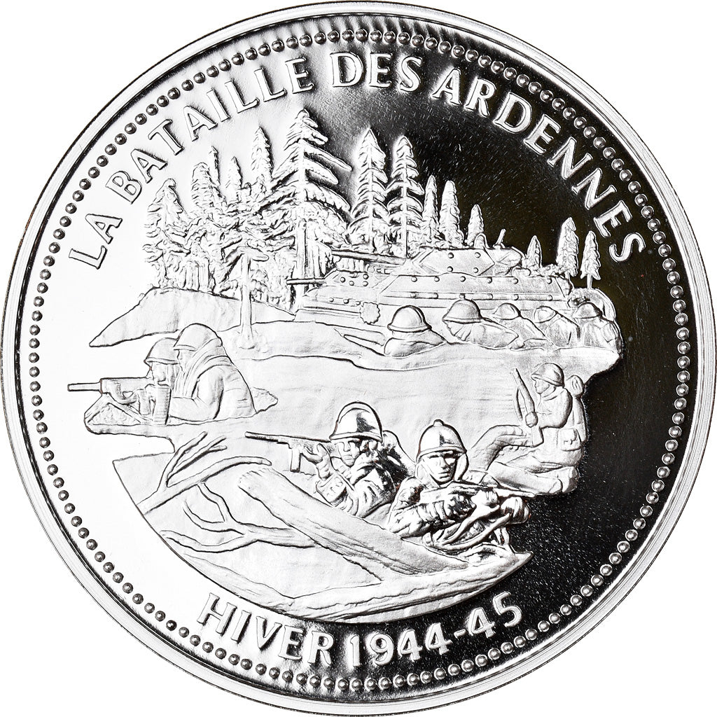 Frankreich, Medaille, La Bataille des Ardennes, Politics, Society, War, STGL
