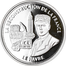 Francia, medalla, De Gaulle, La Reconstruction de la France, Politics, Society