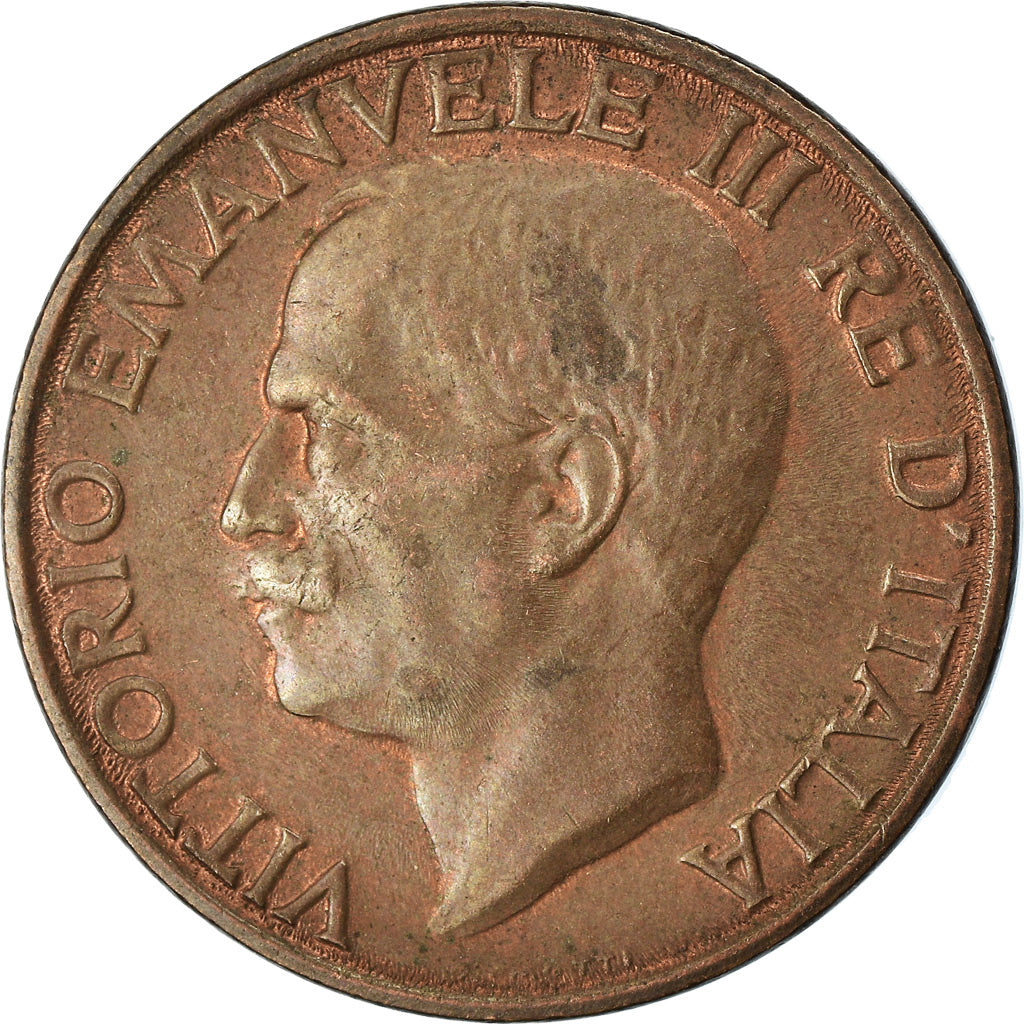 Monnaie, Italie, Vittorio Emanuele III, 10 Centesimi, 1937, Rome, TTB, Bronze