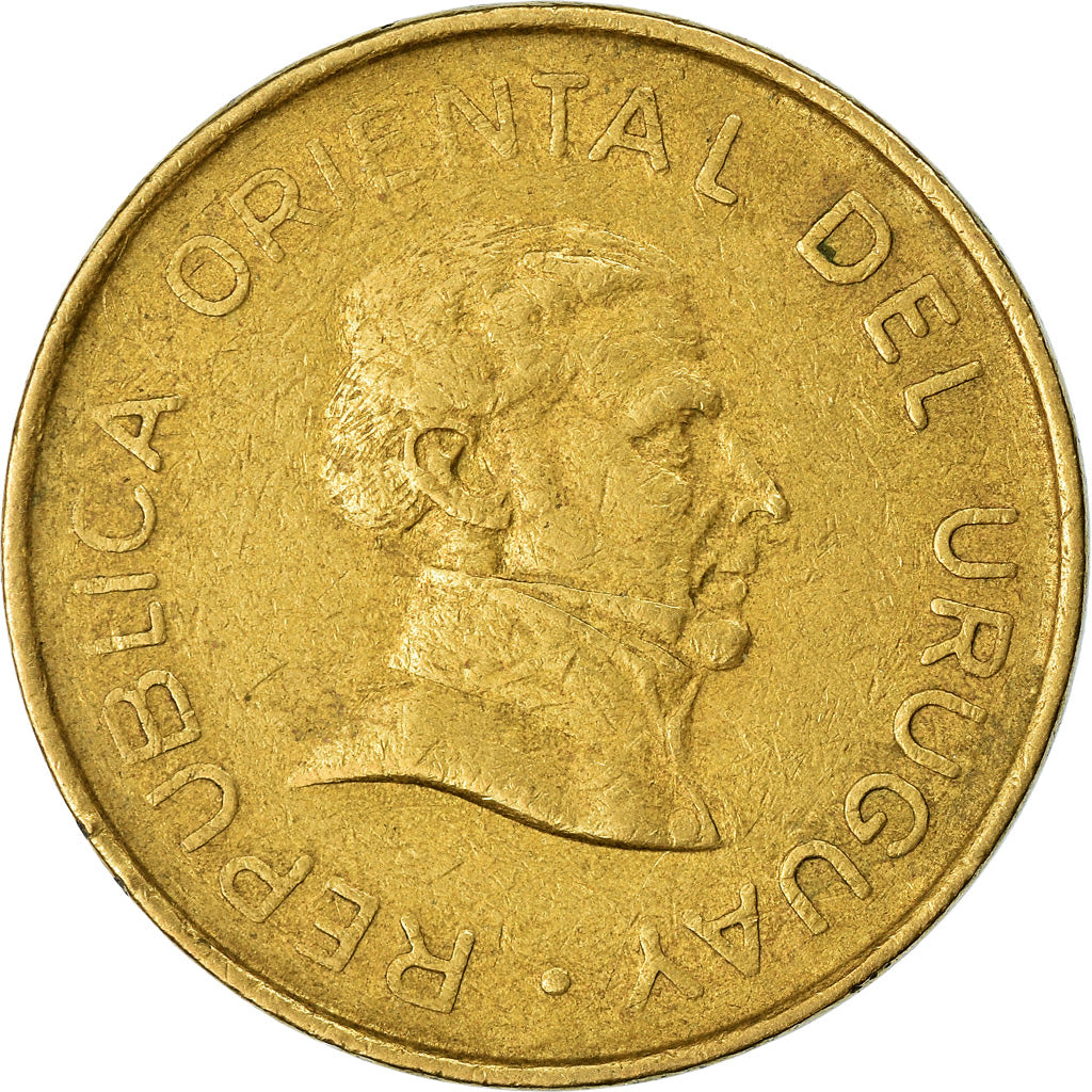 Coin, Uruguay, 2 Pesos Uruguayos, 1994, EF(40-45), Aluminum-Bronze, KM:104.1