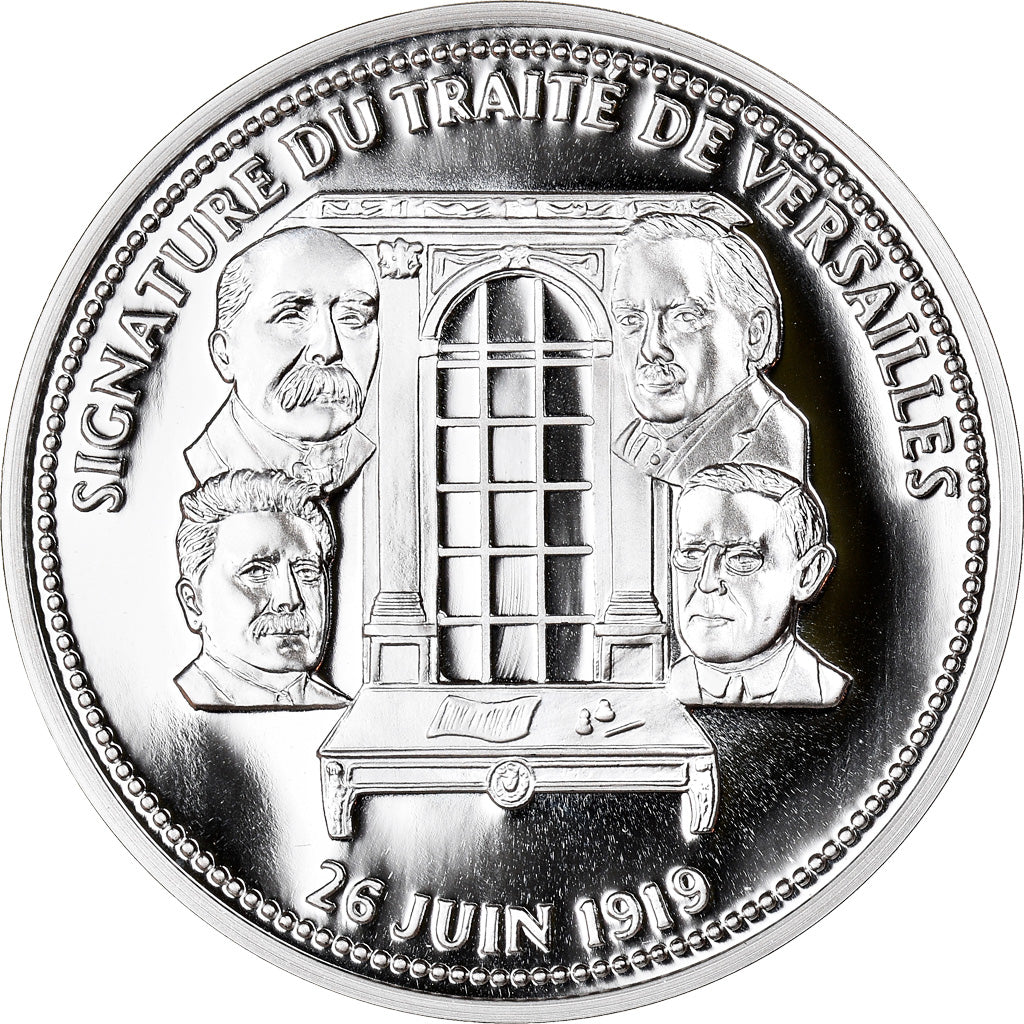France, Medal, Première Guerre Mondiale, Signature du Traité de Versailles