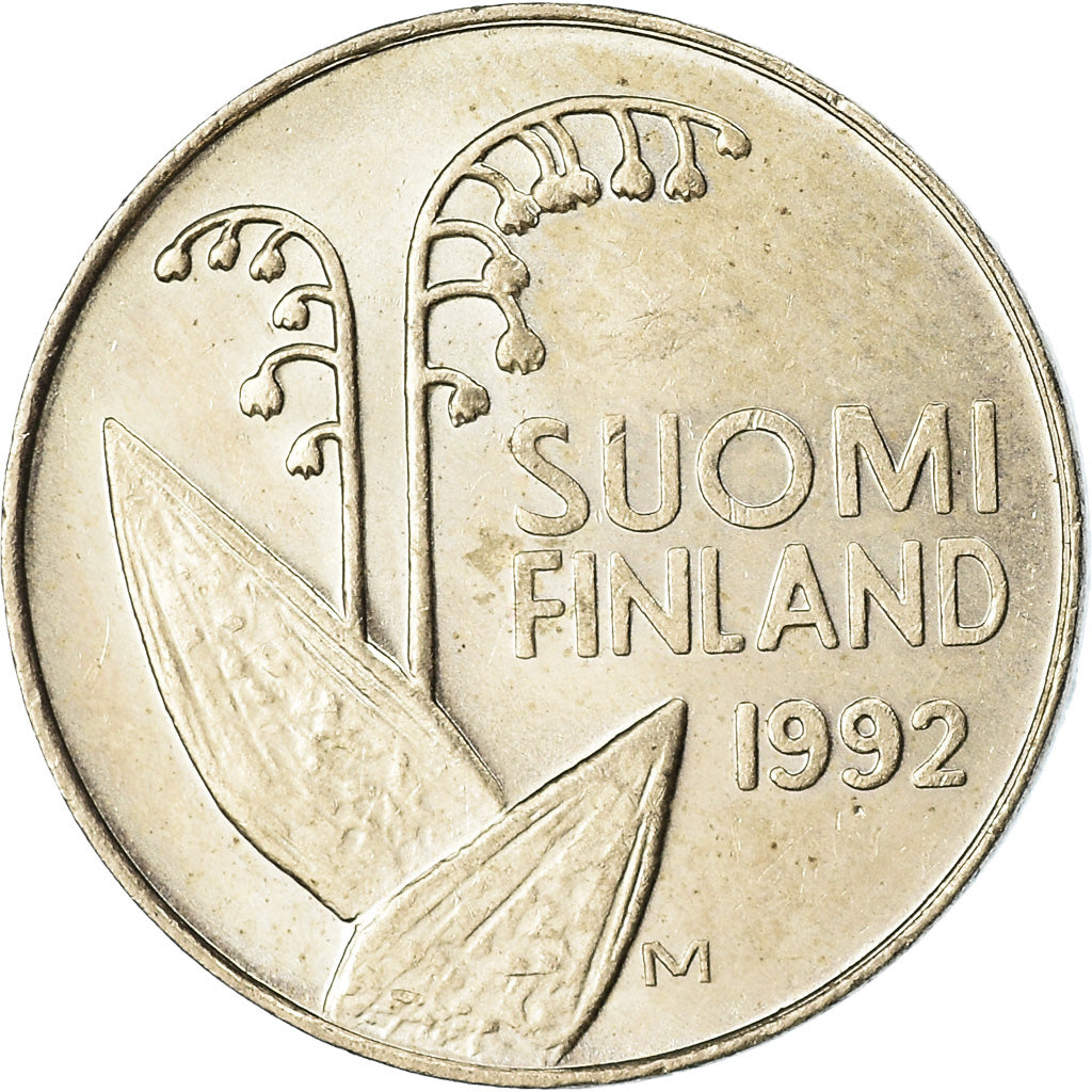 Münze, Finnland, 10 Pennia, 1992, SS, Copper-nickel, KM:65