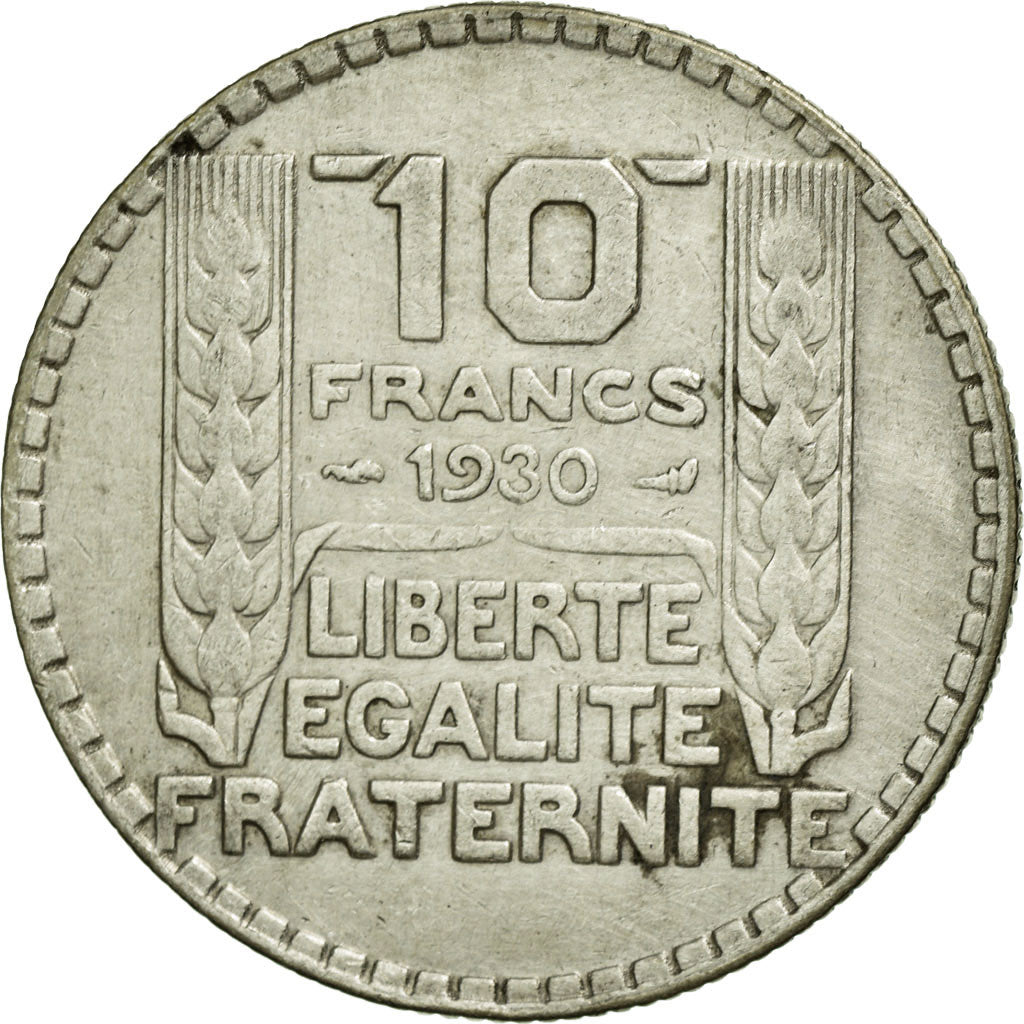 Munten, Frankrijk, Turin, 10 Francs, 1930, ZF+, Zilver, KM:878, Gadoury:801