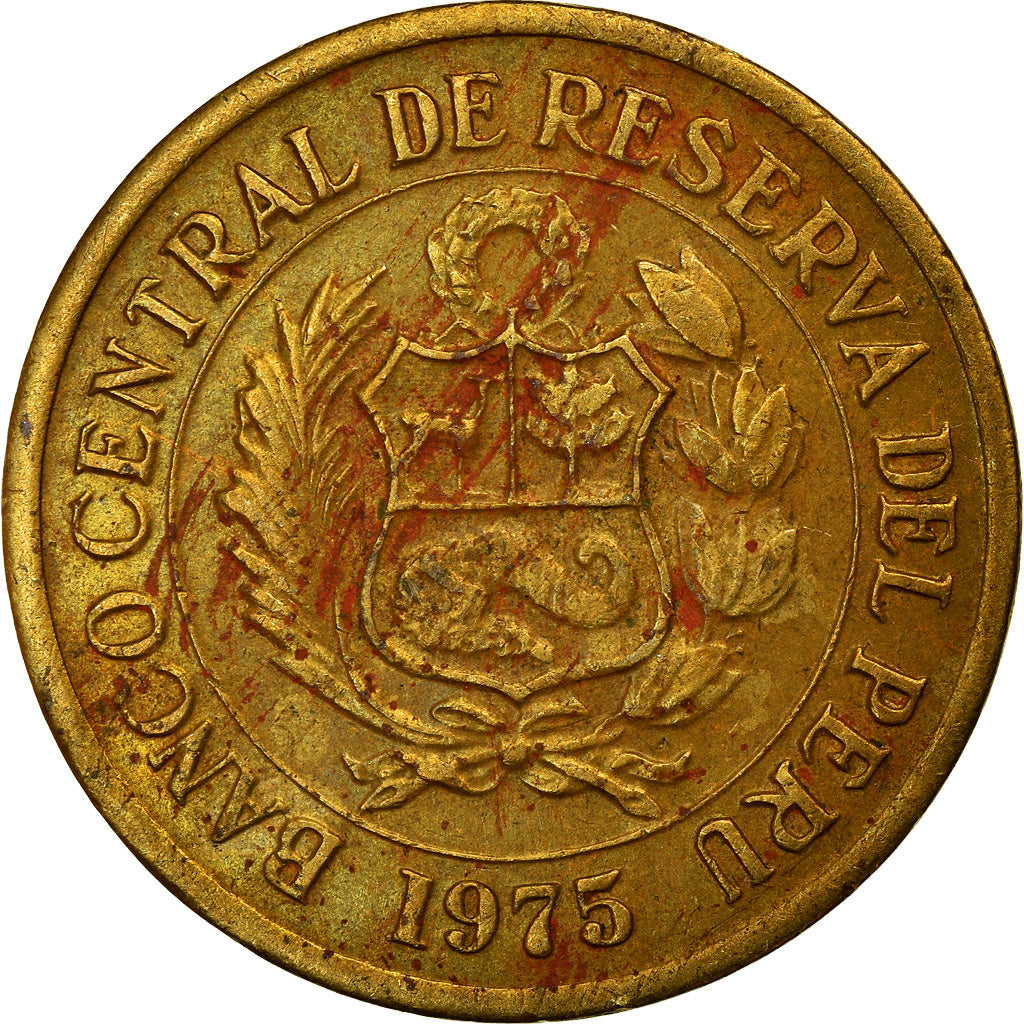 Moeda, Peru, Sol, 1975, EF(40-45), Latão, KM:248