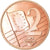 Suécia, 2 Euro Cent, 2004, unofficial private coin, MS(63), Aço Cromado a