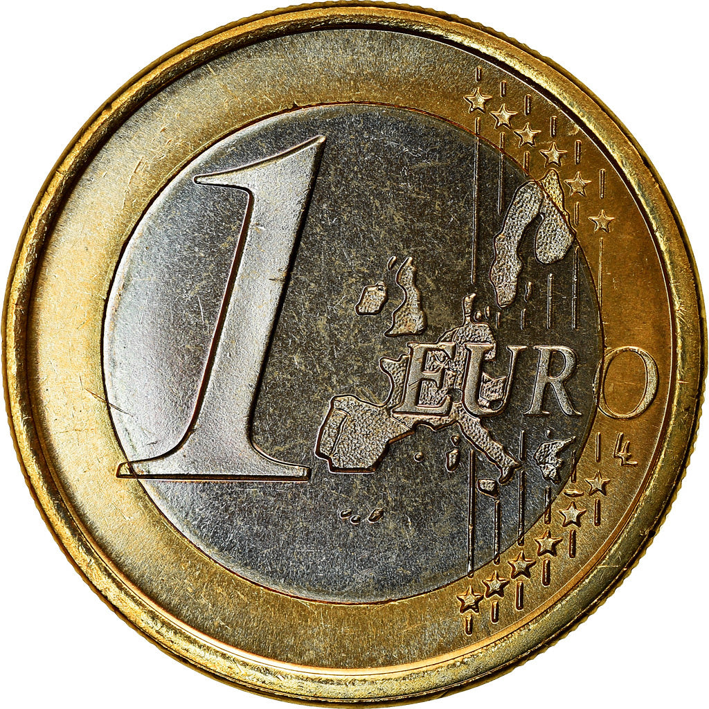 Spain, Euro, 2003, AU(55-58), Bi-Metallic, KM:1046
