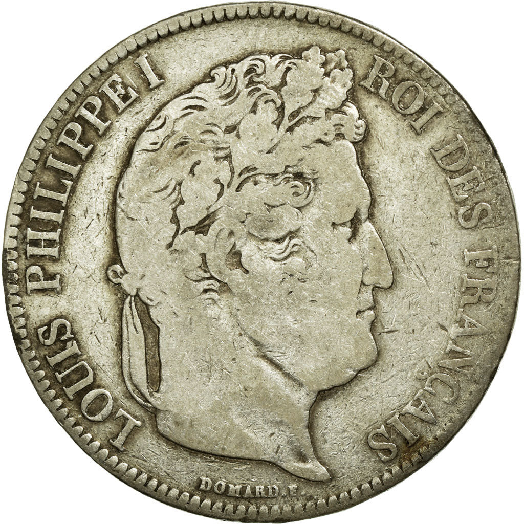 Coin, France, Louis-Philippe, 5 Francs, 1836, Lille, F(12-15), Silver