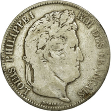 Coin, France, Louis-Philippe, 5 Francs, 1836, Lille, F(12-15), Silver
